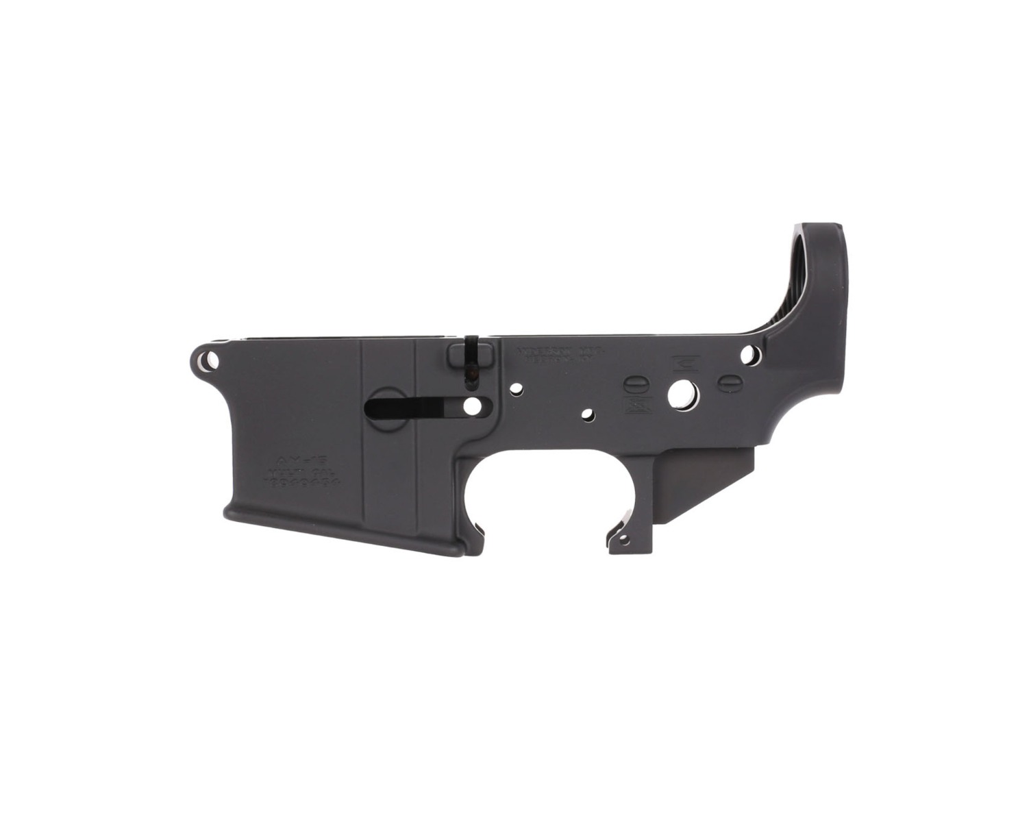 Anderson AM-15 Forged Stripped AR15 Lower Receiver - Black | No Logo