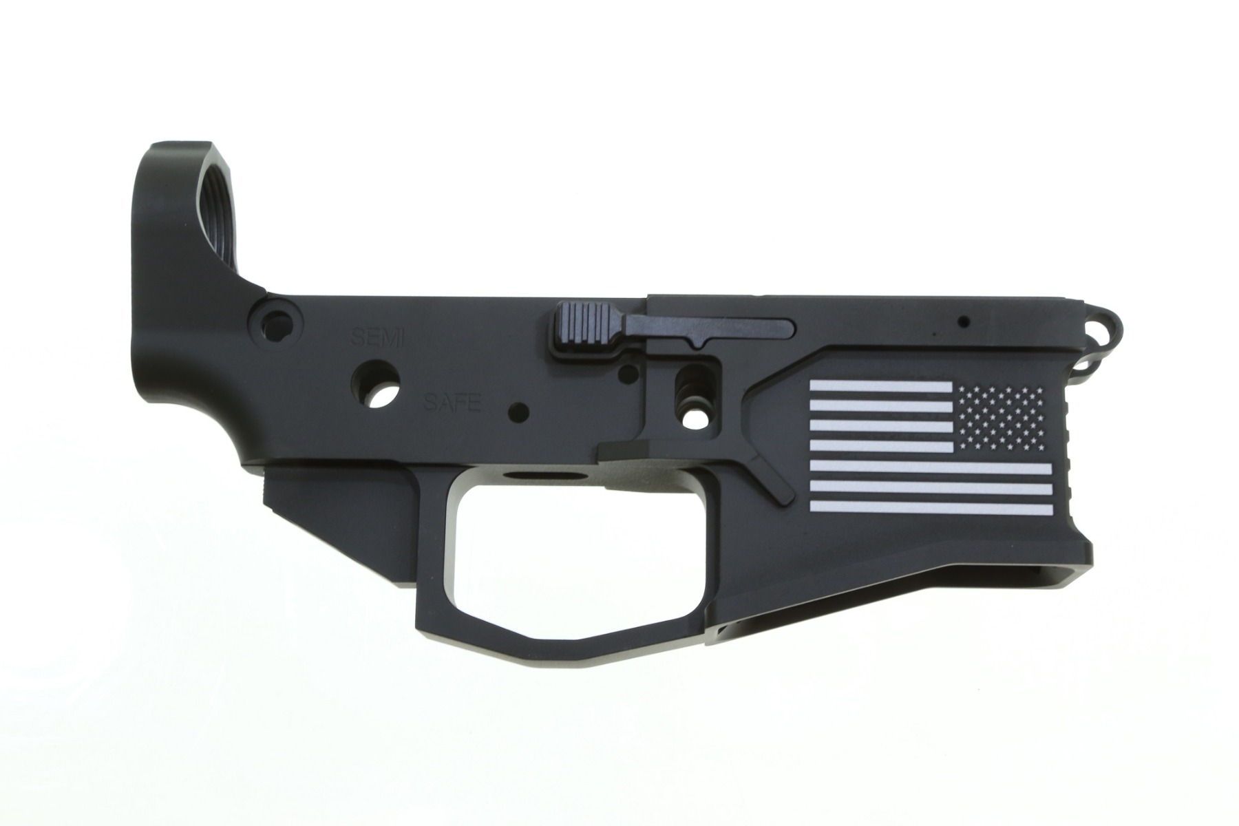 Wraithworks WARP 15 Polymer Stripped AR15 Lower Receiver Black Integral Buttstock Pistol