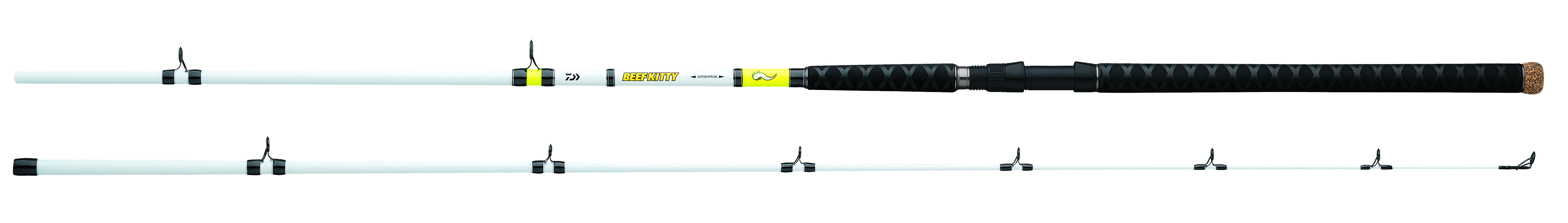 Daiwa BFK1002MHRB Beef Kitty Catfish Glow Tip Casting Rod, 10'