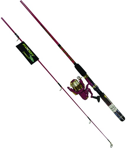 Master DN492-WL Roddy Hunter LED-Lite Spin Combo, With Line, 3BB