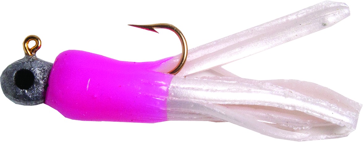 Betts 54-3-3-4 Mini Tube Jig, 1/32 oz, Pink/Pearl, 3/Pack