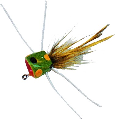 Betts 07-10 Frugal Frog Fly Popper Sz. 10, Assorted