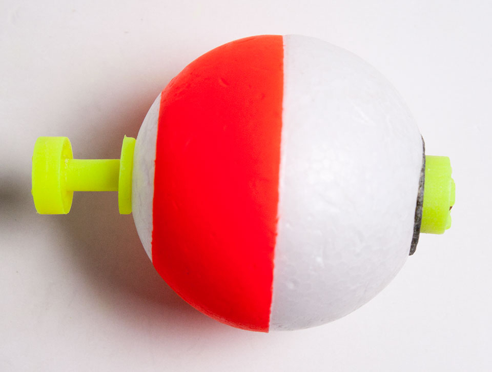 Billy Boy B125W-50RW Weighted Round Foam Float Snap-On 50Bg 1-1/4