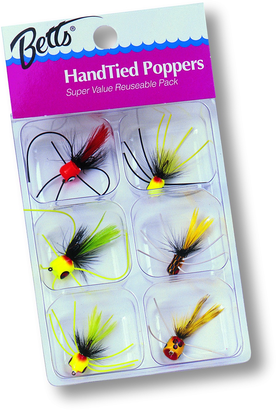 Betts P6 Popper Tackle Pack 6 pc