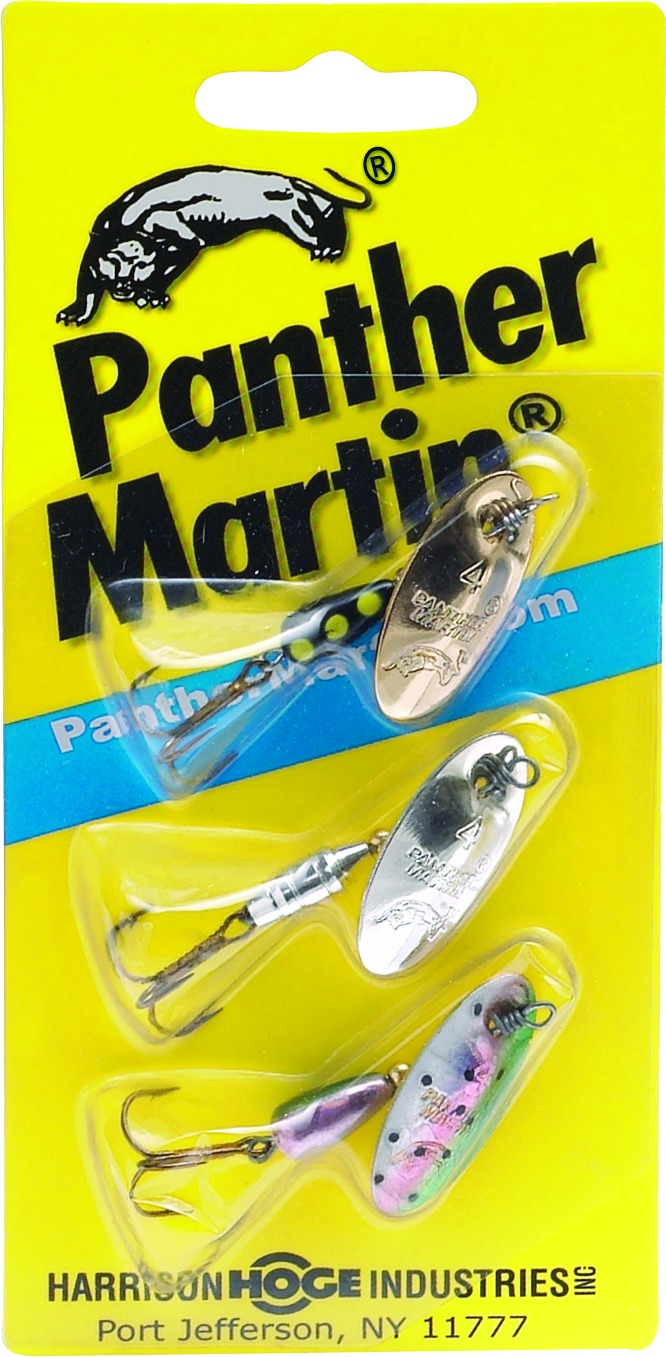 Panther Martin WT3 Western Trout Kit, #4, 1/8 oz, Assorted, 3/Pack