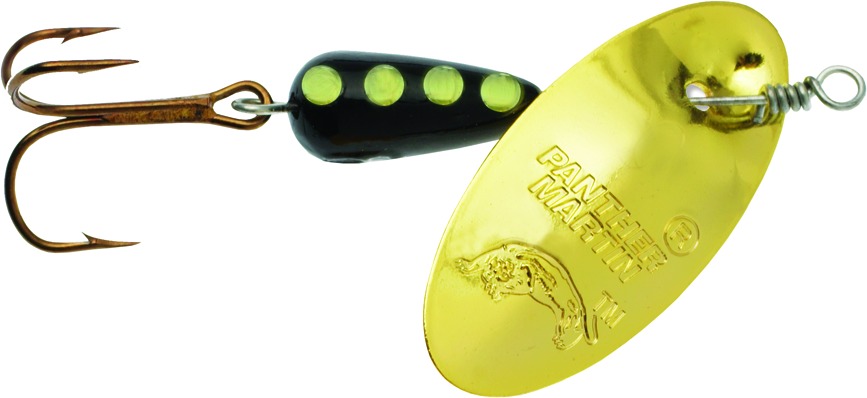 Panther Martin 15PMR-G Classic Regular In-Line Spinner, #15, 1/2