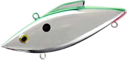 Bill Lewis BLF-RT25G Rat-L-Trap 1/2 Oz / Chrome Green Back