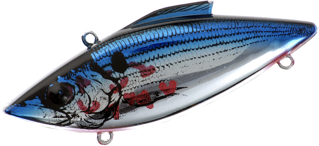 Bill Lewis BLF-RT372 Rat-L-Trap 1/2 Oz. / Chrome Blue Bleeding Shad