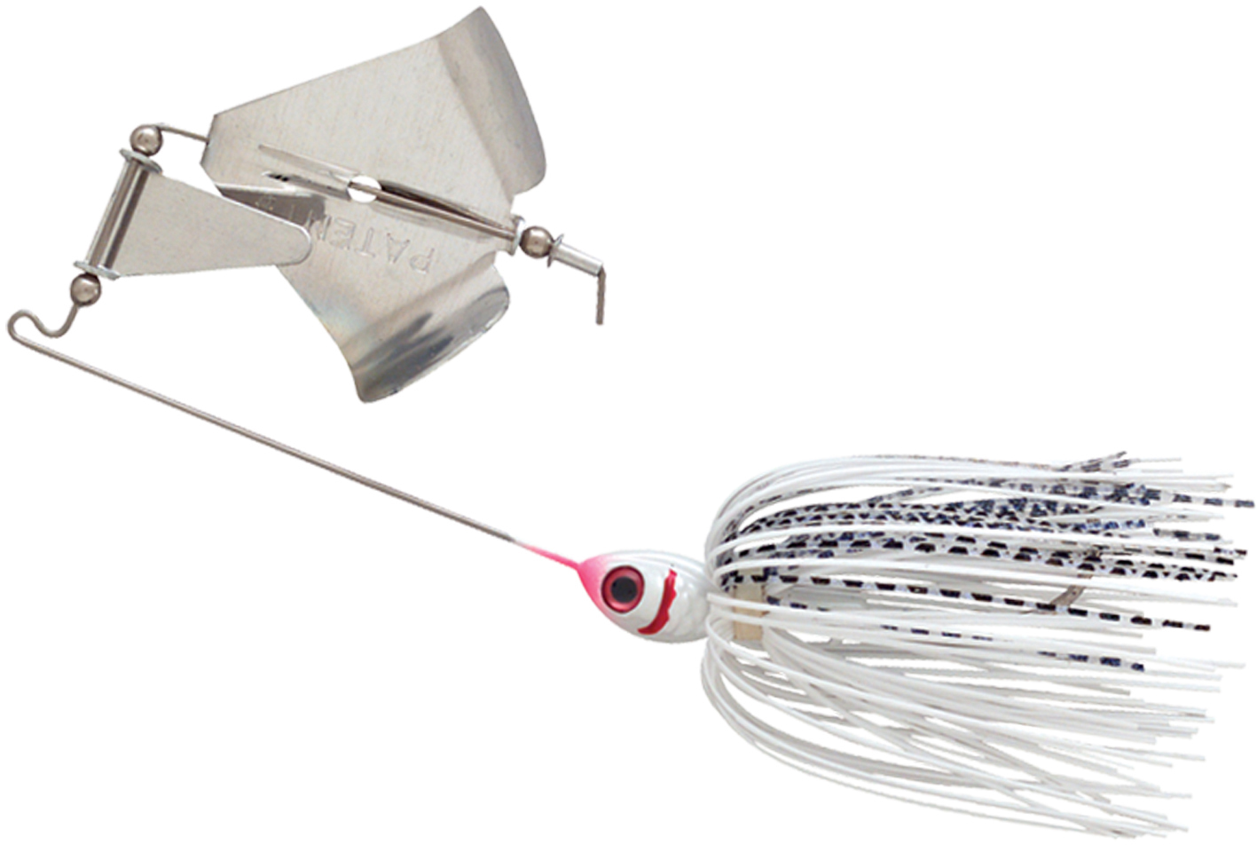 Booyah BYB38605 Buzz Bait, 3/8 oz Snow White Shad