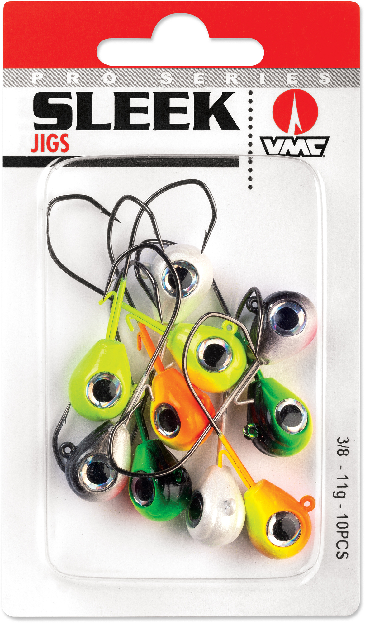 VMC SLJ12K Sleek Jig Kit, 1/2oz #3/0 Hooks, 10 Assorted Colours
