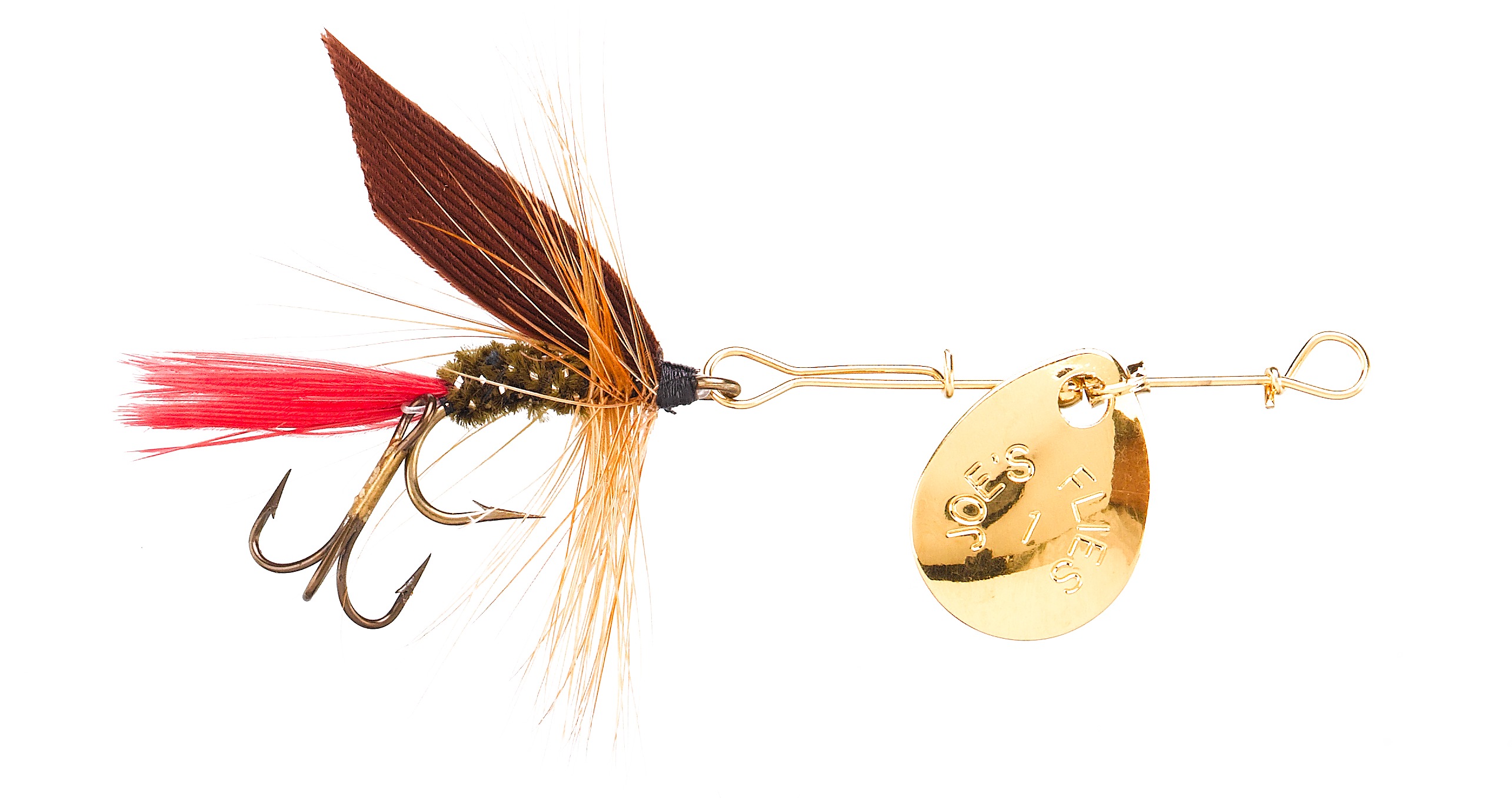 Joes 215-8 Short Striker Classic In-Line Spinner Fly, Sz 8, Trout