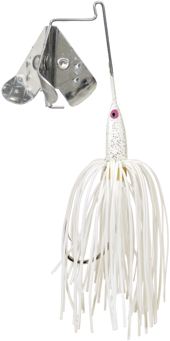 Strike King 516BM-72 Tri-Wing Buzz King Buzzbait, 5/16 oz, White &