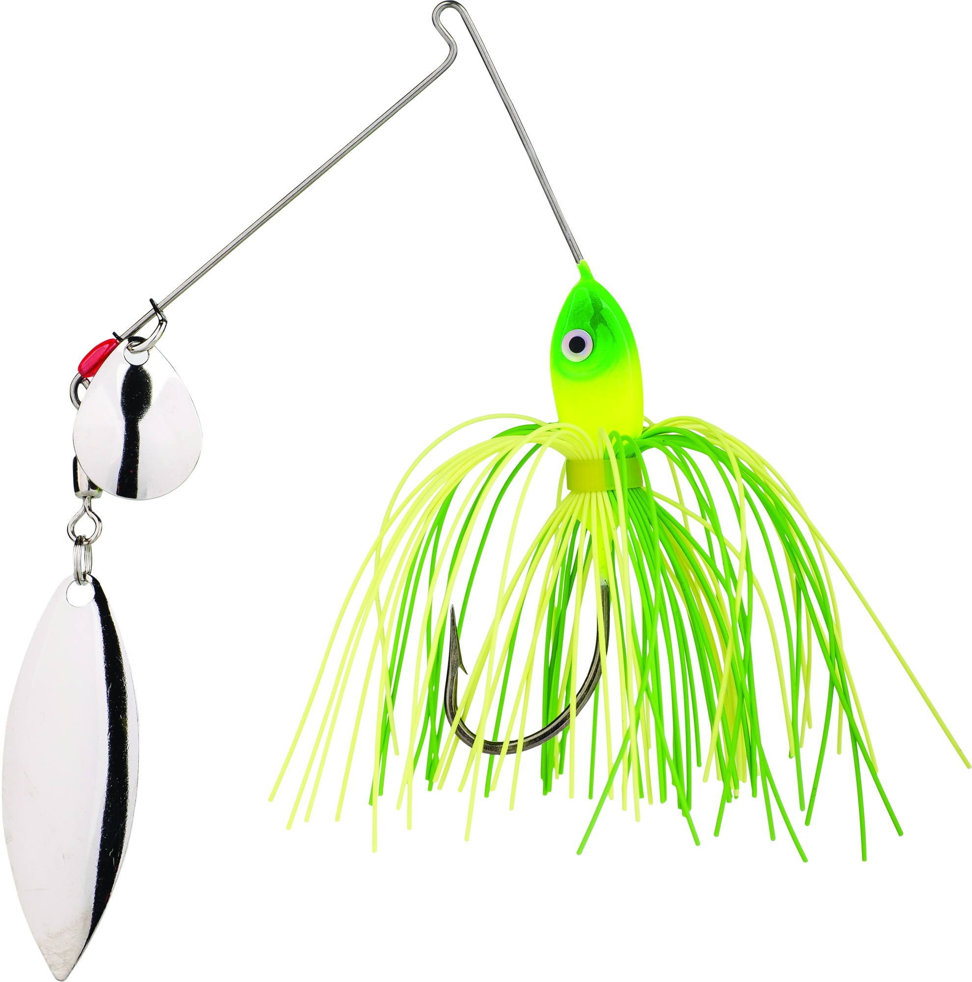Strike King MAPRO38CW-93 Promo Spinnerbait, 3/8 oz, Chartreuse &