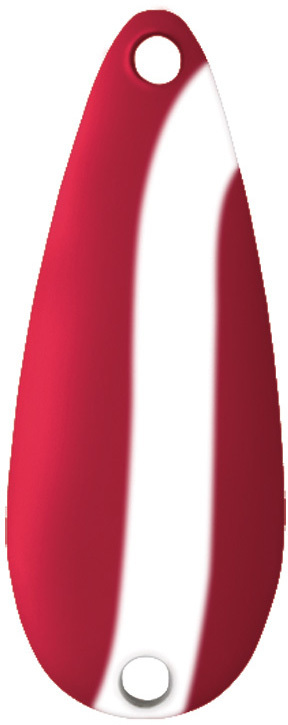 Worth 30750 Chippewa Spoon, 1/2 oz Red/White/Nickeled