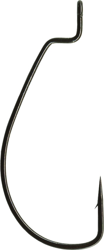 Gamakatsu 58411 Worm Hook, Size 1/0 Needle Point, Offset Shank, Extra