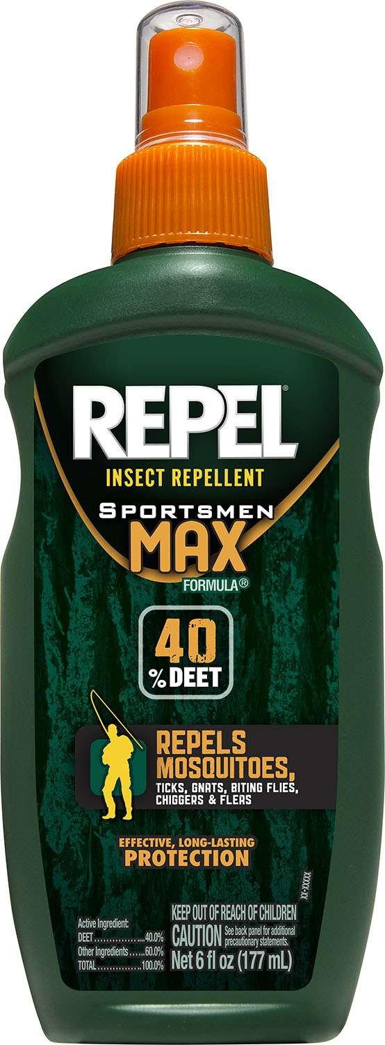 Repel HG-94101 Sportsmen Max Formula Insect Repellent, 6oz Pump