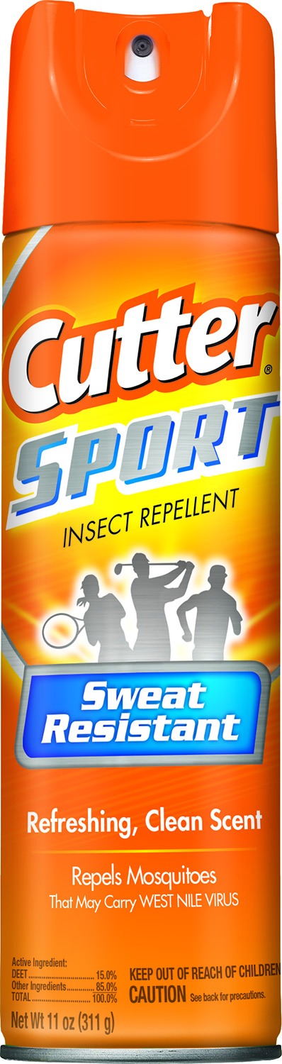 Cutter HG-96254 Sport Insect Repellent, 15% DEET, 11 oz Aerosol