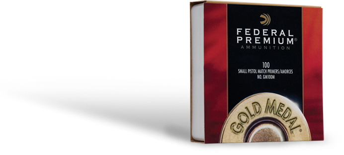 Federal GM200M Gold Medal Small Mag Pistol Primer 100Ct Match