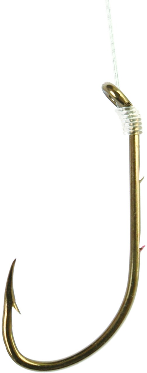 Eagle Claw 139H-1 Baitholder Snelled Hook, Size 1, 2 Sliced