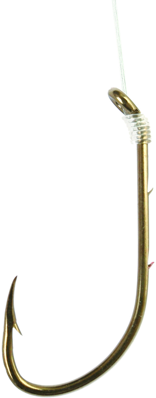 Eagle Claw 139H-2 Baitholder Snelled Hook, Size 2, 2 Sliced