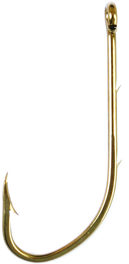 Eagle Claw 186AH-6 Baitholder Hook Size 6, Curved/Forged, 2 Sliced