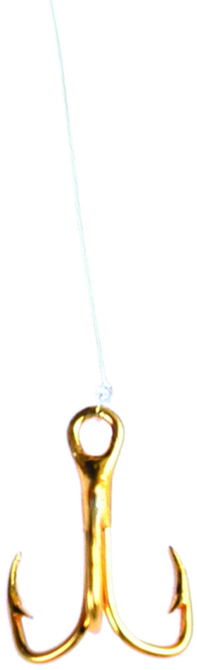 Eagle Claw 673H-14 Snelled Treble Hook, Size 14, 18