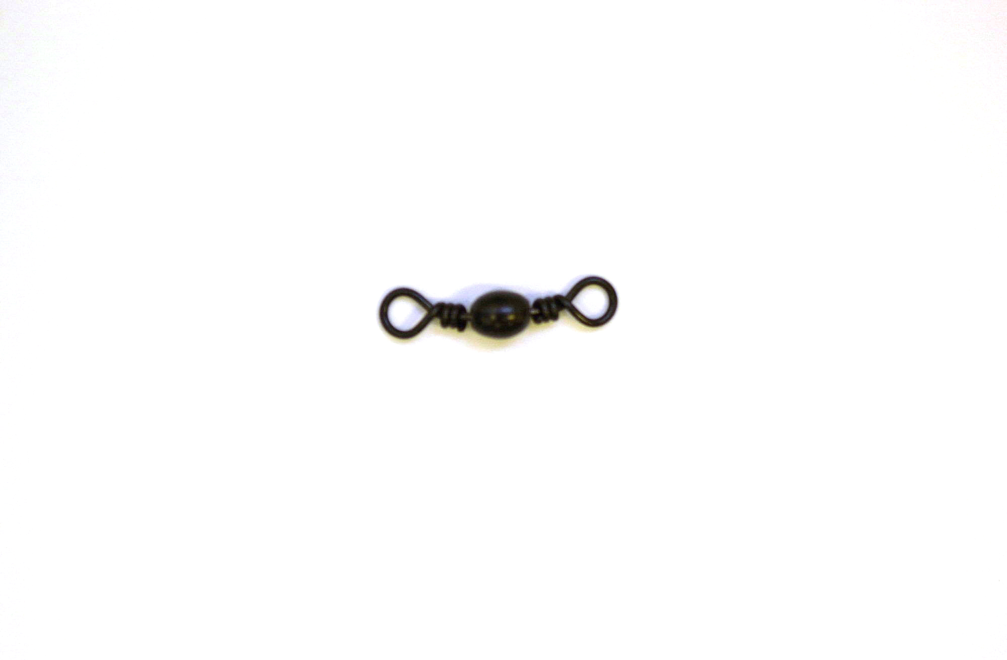 Eagle Claw 01012-012 Barrel Swivel Sz12 Black 8Pk