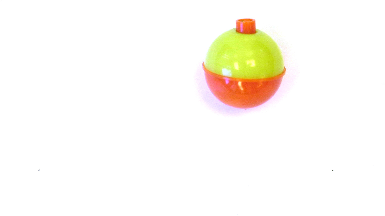 Eagle Claw 07122-003 Snap-on Round Float Orange/Yellow 1-1/4