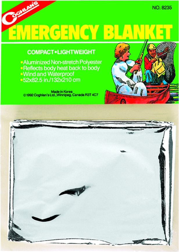 Coghlans 8235 Emergency Blanket Wind/Waterproof 53