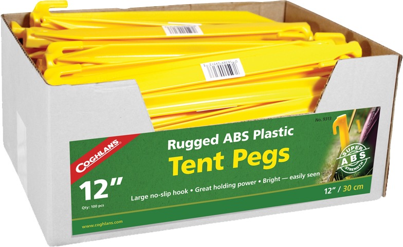 Coghlans 9313 ABS Tent Pegs 12