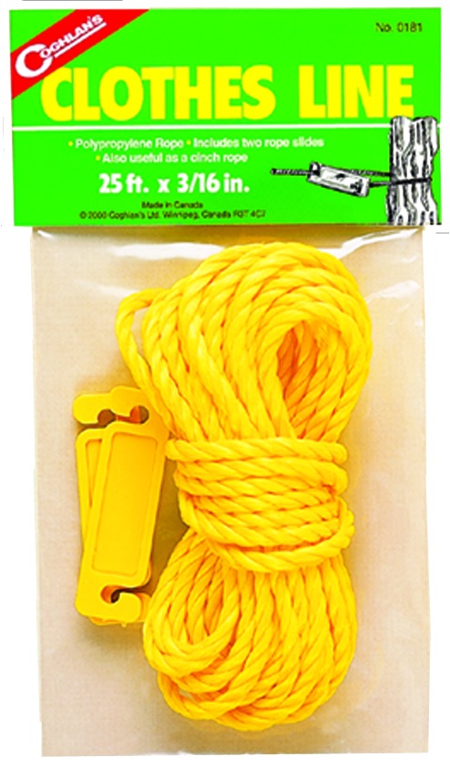 Coghlans 0181 Clothesline 25'x3/16