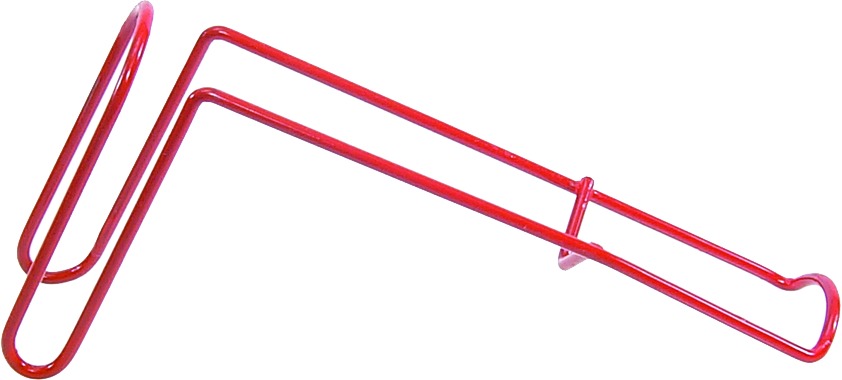 HT PWR-1 Pail Wire Rod Holder Red Coated