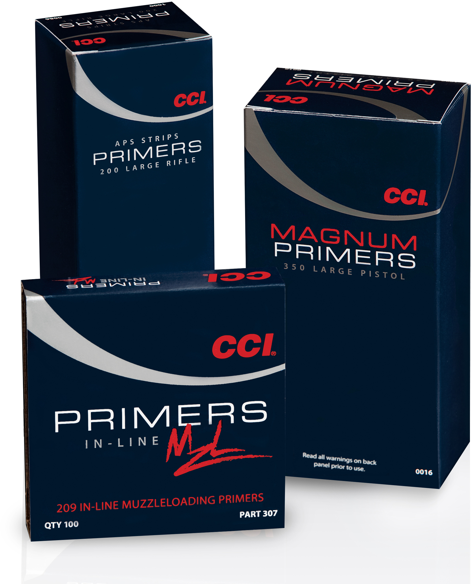 CCI 0018 550 Mag Small Pistol Primer, 100 Ct