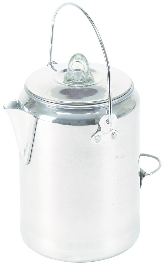 Stansport 277 Aluminum Percolator Coffee Pot- 9 Cup