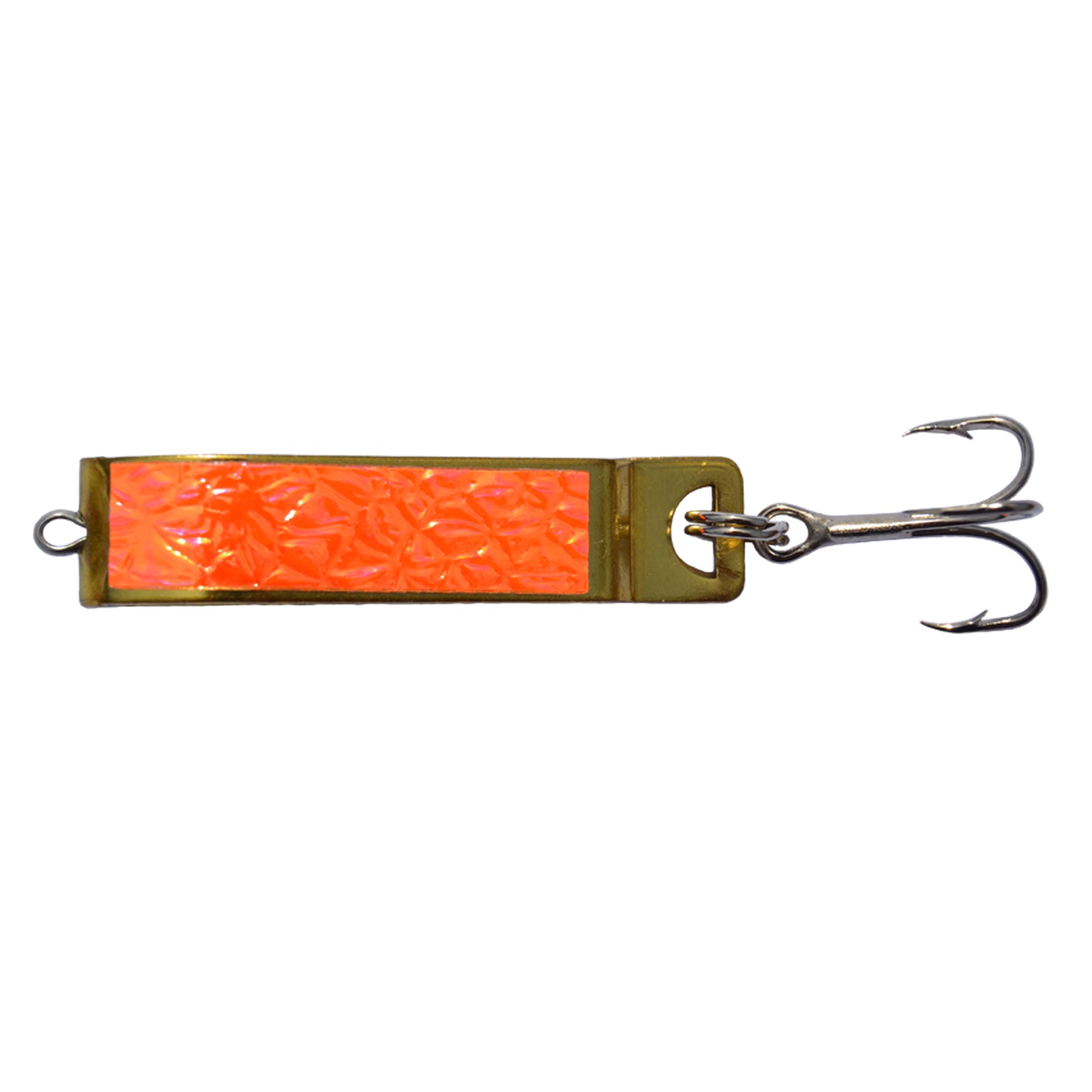 Mack's Lure 40208 Cripplure, 1/4 oz Brass/Crushed Fire