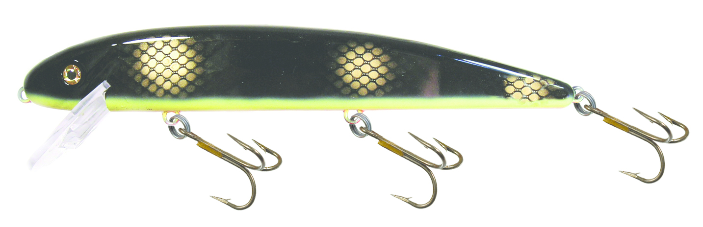 Leland Crappie Magnet Black//Chartreuse Bait NIP Pack of 15