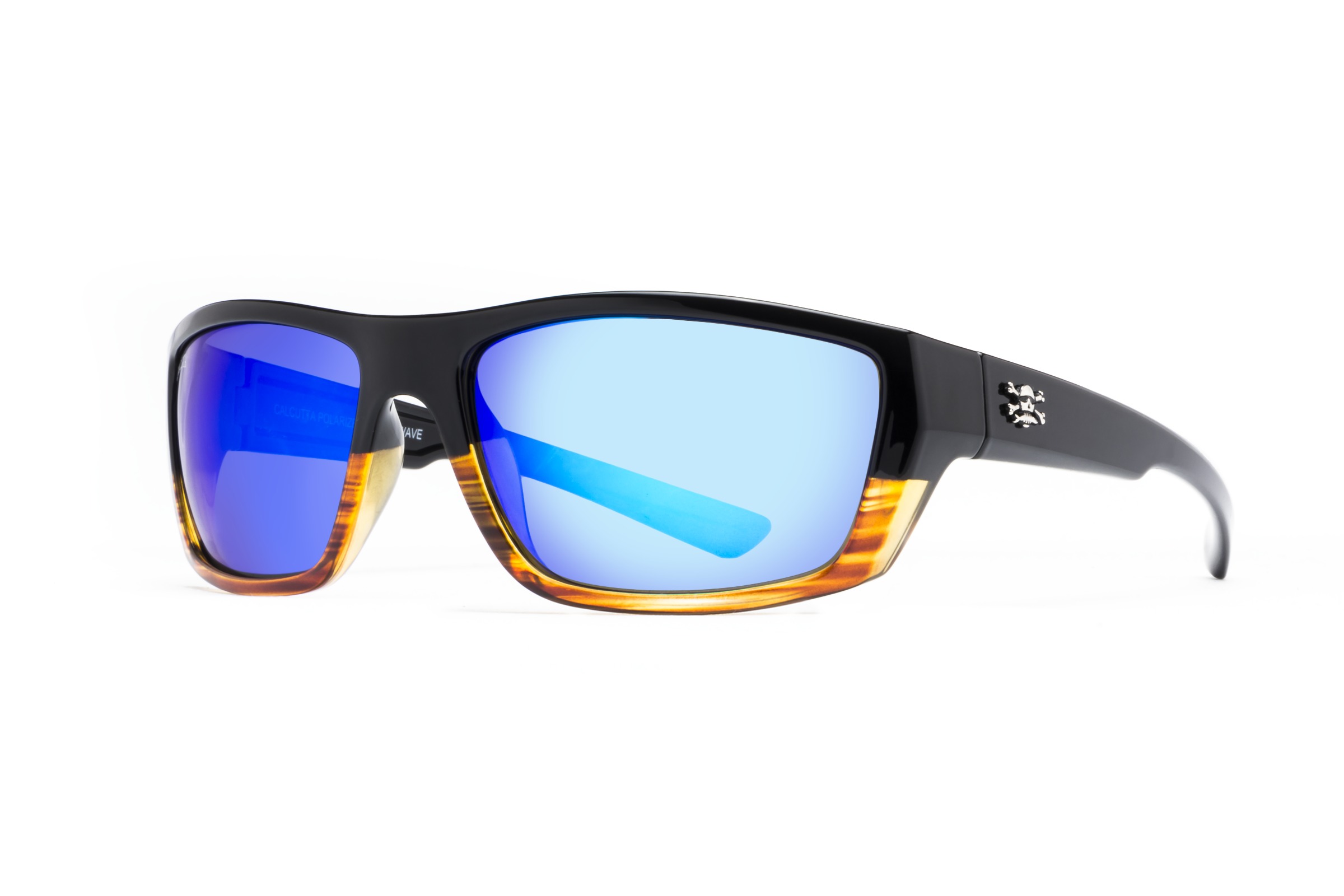 Calcutta SW1BMWG Shock Wave Sunglasses Wood Grain Fade Frame