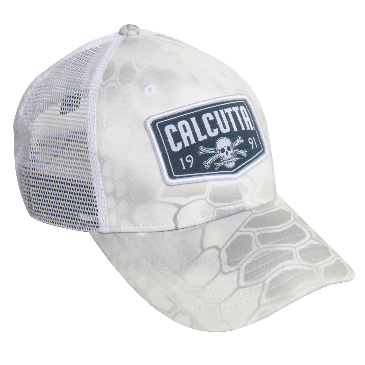 Calcutta BR217700.1 Kryptek Wraith with Calcutta Patch, White Mesh