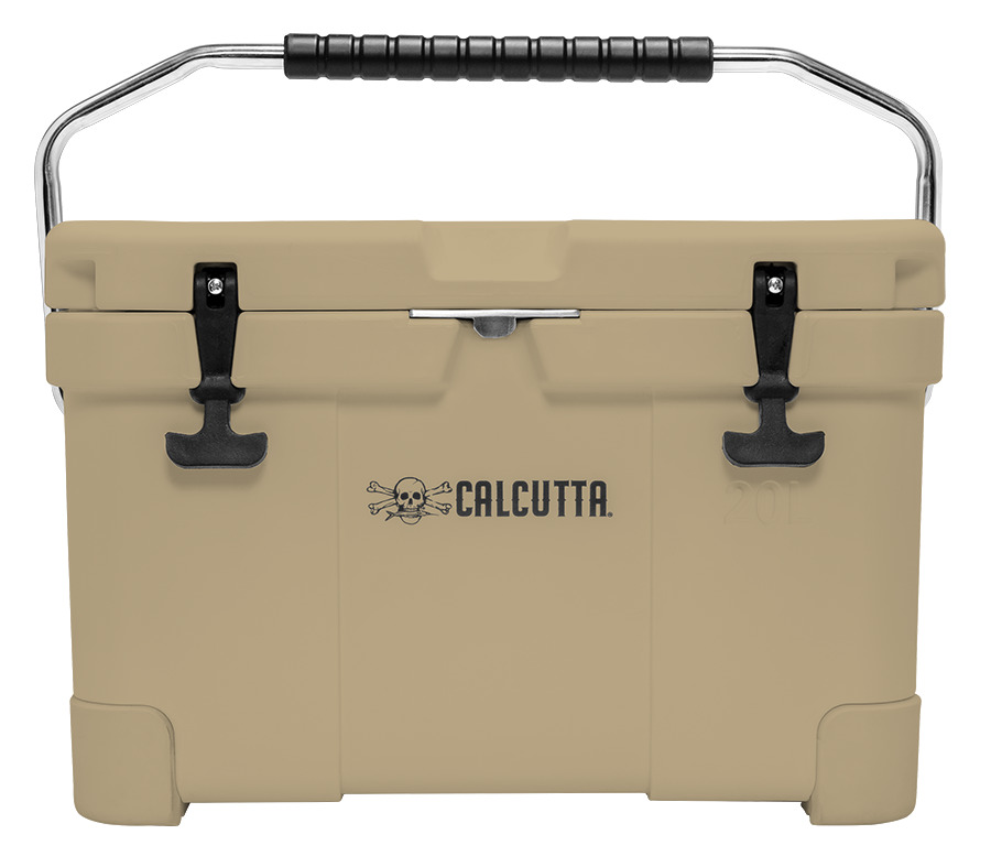 Calcutta CCTG2-20 Renegade Cooler 20 Liter Tan w/LED Drain Plug, SS