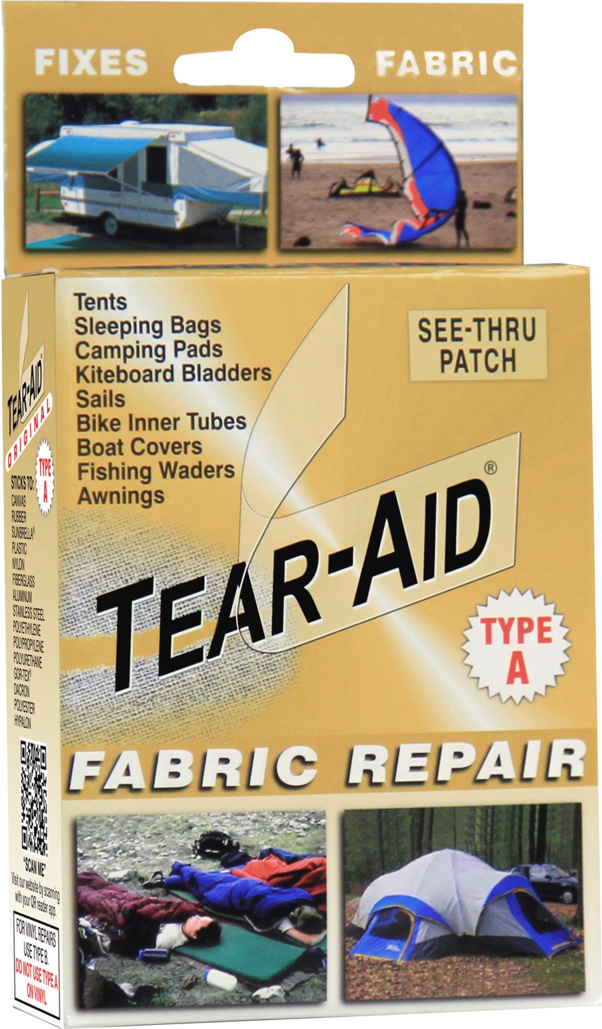 Tear-Aid TYPE A Fabric Tear Repair