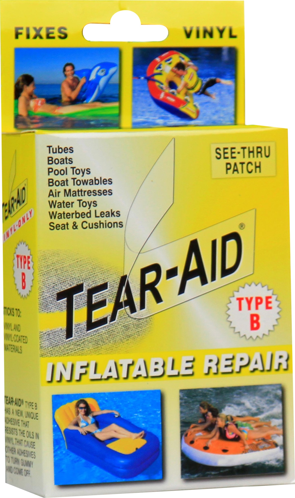 Tear-Aid D-KIT-B03-100 Type B Inflatable Repair, Yellow Kit