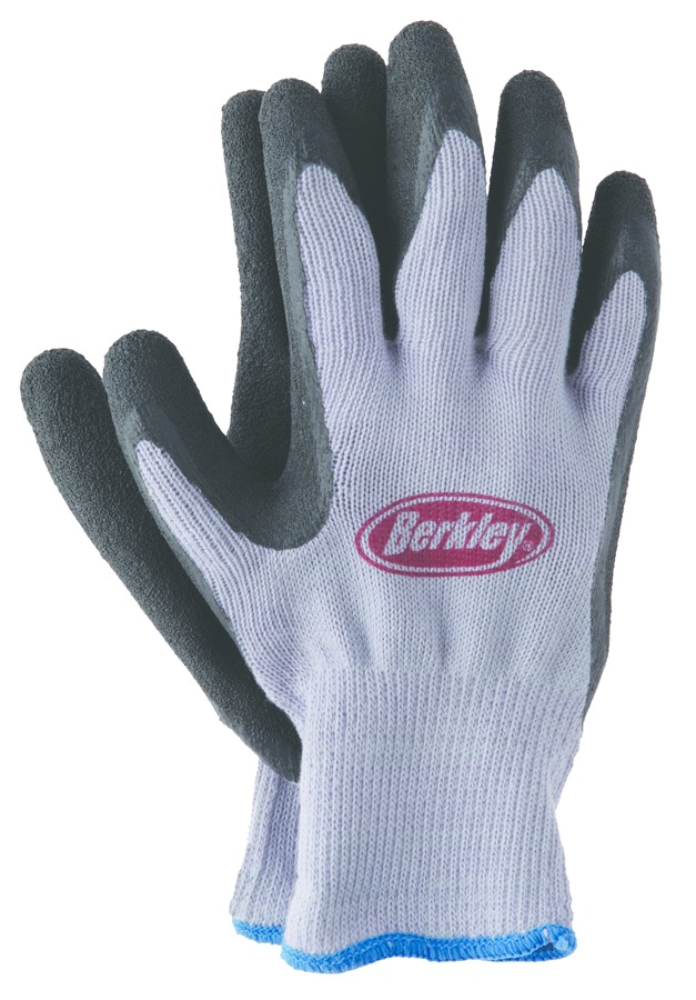 Berkley BTFG Non-Slip Coated Fisherman's Glove Blue & Grey