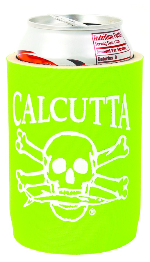 Calcutta CCCLG Can Cooler Lime Green w/Wht Logo