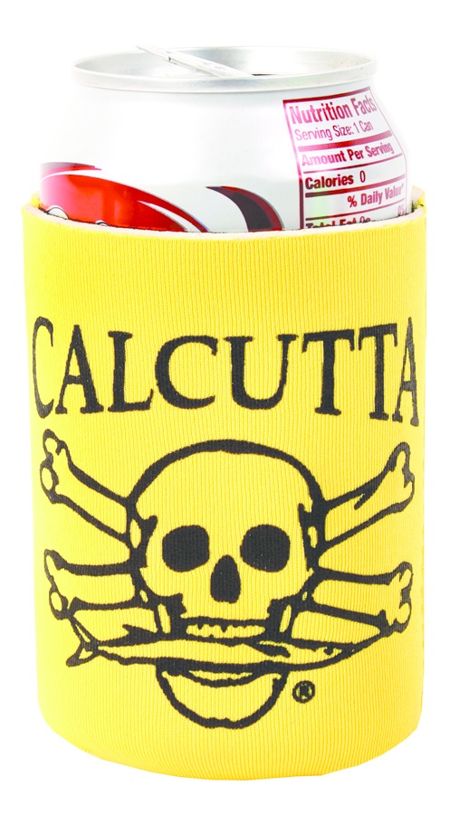 Calcutta CPCYL Pocket Can Cooler Yellow w/Blk Logo