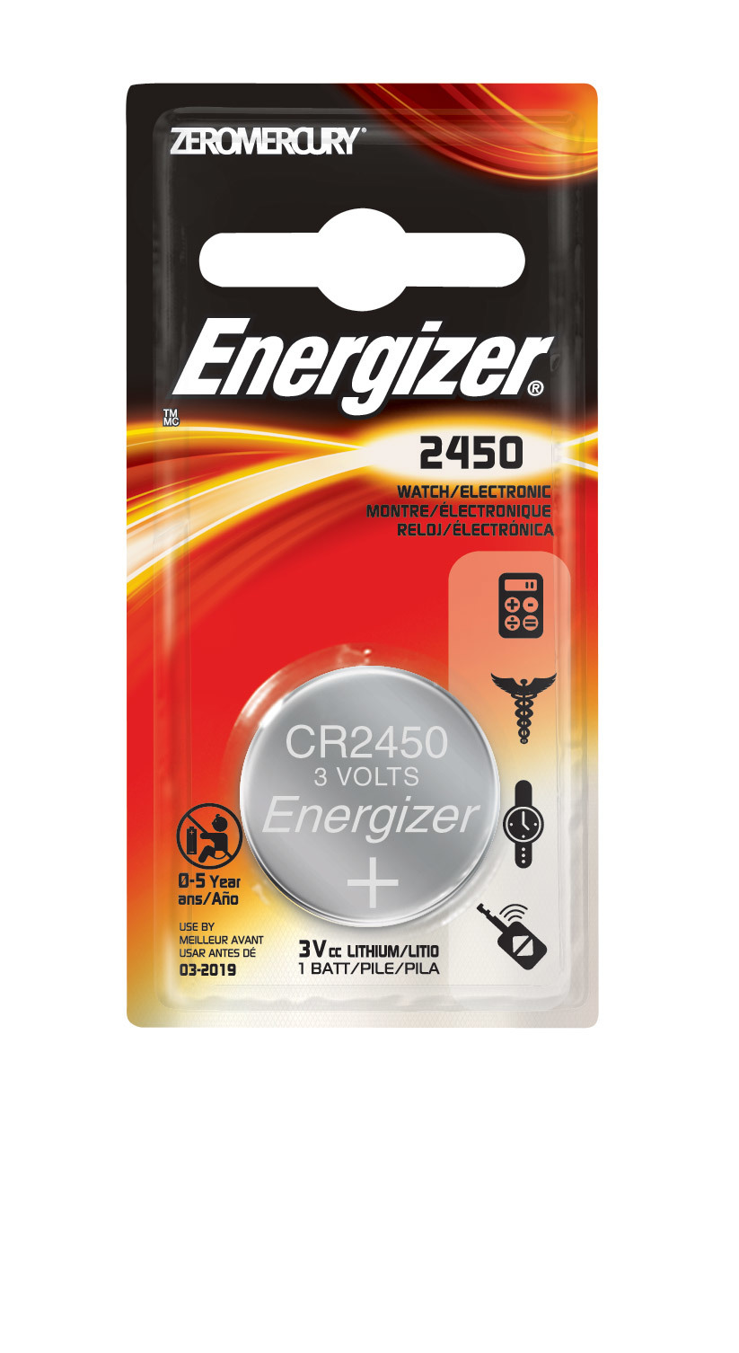 Energizer ECR2450BP Lithium Coin Battery CR2450