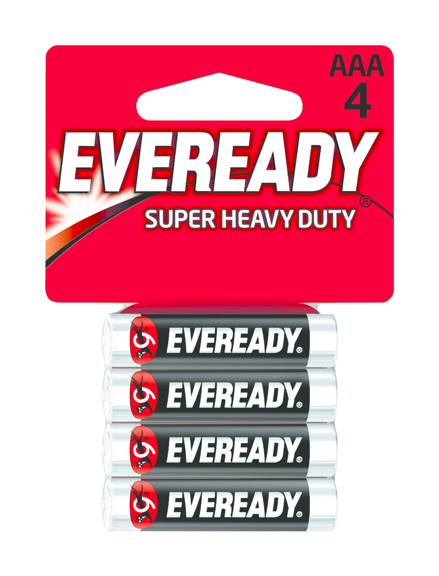 Eveready 1212SW-4 Super Heavy Duty AAA Batteries 4Pk