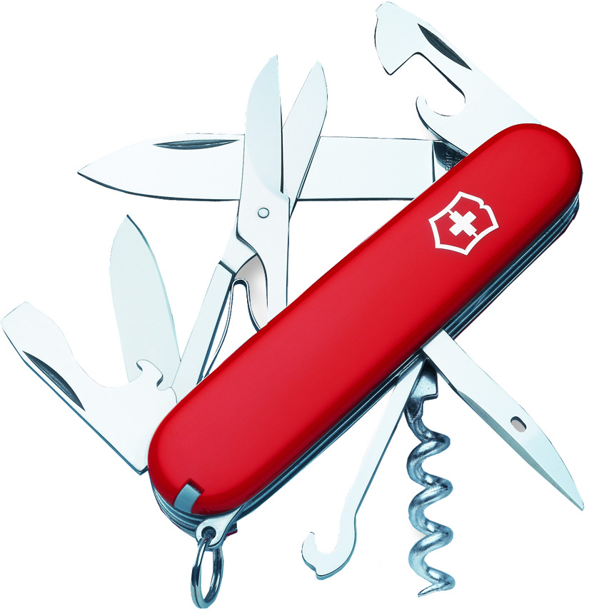 Swiss Army 1.3703-X5 Red Climber Pocket Knife