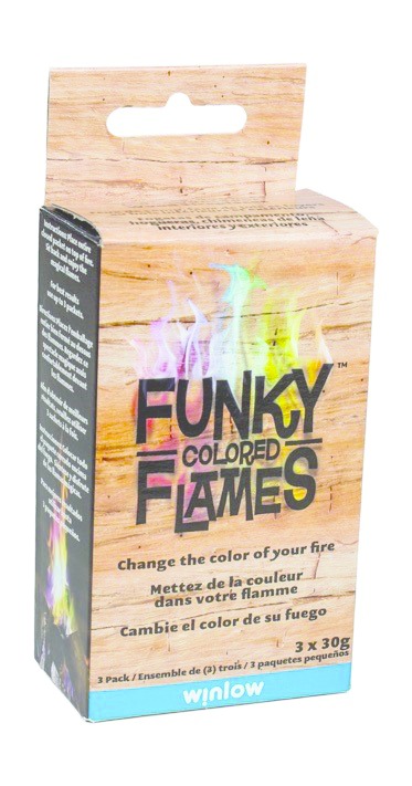 Lunkerhunt B1 Funky Flames 3Pk Changes the Color of your Fire