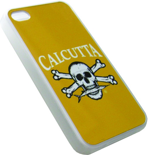 Calcutta CIPC-1 IPhone Case 4 & 4S Cal Logo Yellow Blk Silicone Case