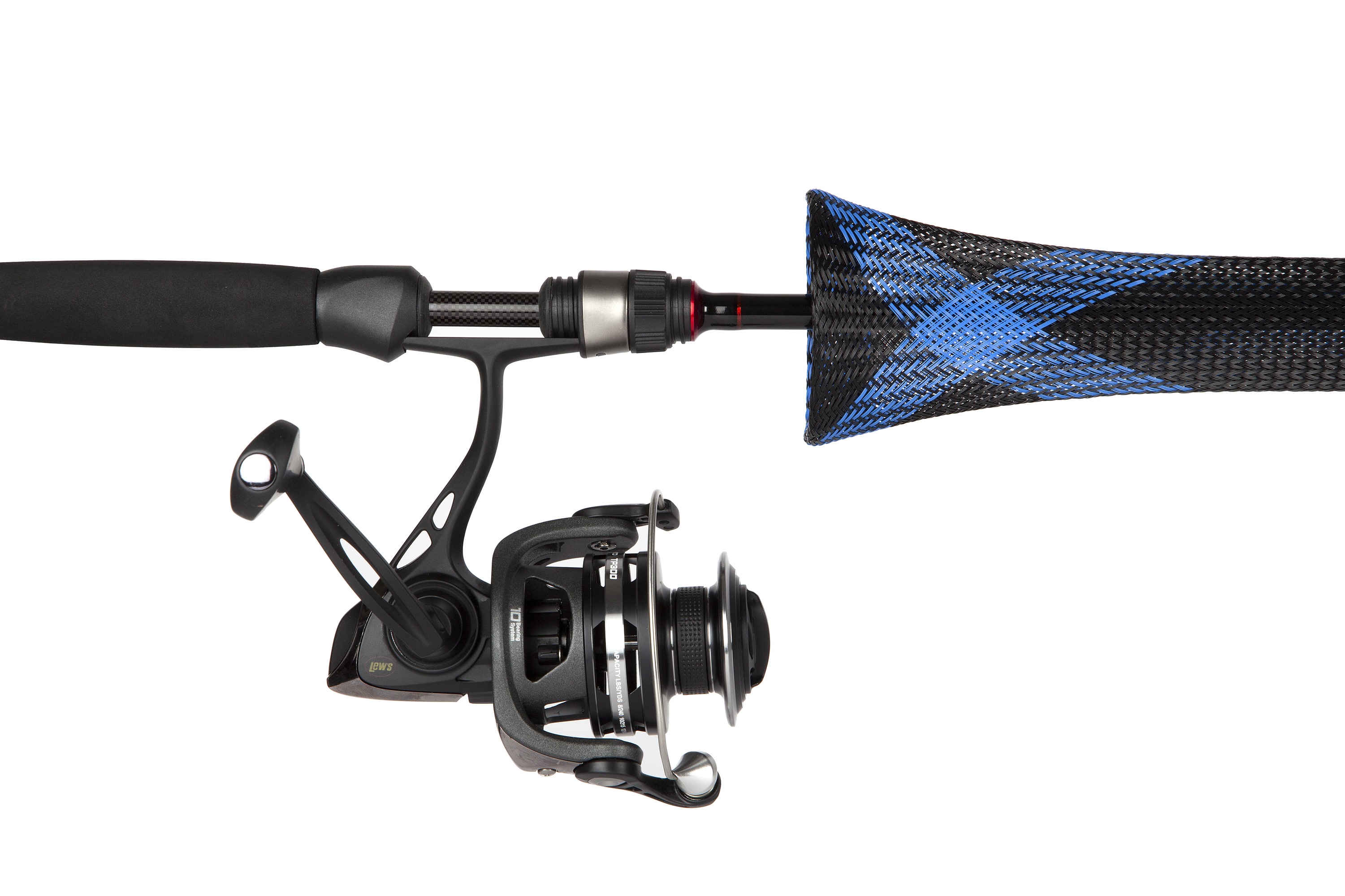 Rod Glove RGS55BS Spinning Rod Glove, 5.5' To 7', Blue Spyder
